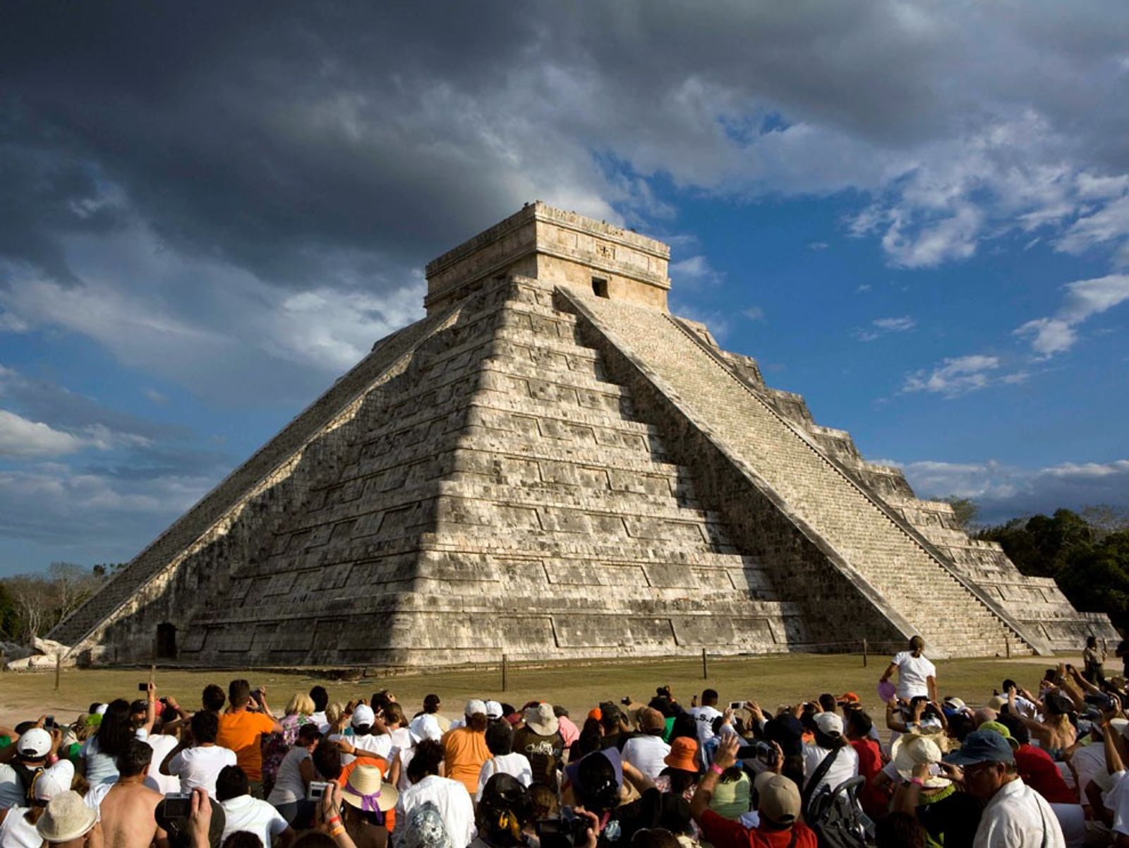 majestuosa pirámide de Chichen itzá