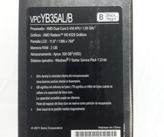 Laptop Sony Vaio Series Y - VPCYB35AL/B- Model: PCG-31311U - 11.6" Pulgadas - E-450