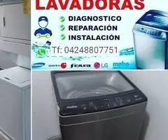 Servicio técnico en Lavadoras y Secadoras a domicilio
