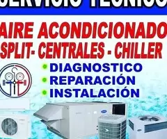 Servicio técnico en Refrigeración y Aires acondicionados centrales y Chillers