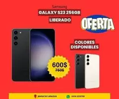 Samsung S23 256GB Liberado Color Negro y Crema Oferta