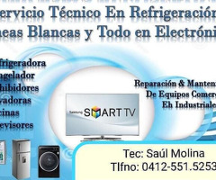 Servicio técnico en refrigeración a domicilio en toda Acarigua