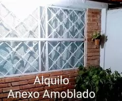 Alquilo Anexo Amoblado en el Este de Barquisimeto, por semanas o temporada corta.